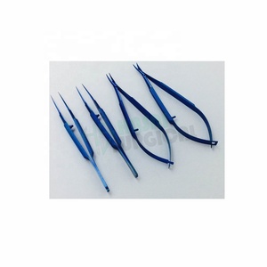 Portaagujas oftálmico de aleación de titanio, instrumentos microquirúrgicos de cataratas, hechos en Pakistán - Product Image 2