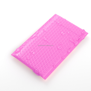 4x8 ''Rose <span class=keywords><strong>Red</strong></span> nhà máy bong bóng bưu phẩm cho đóng gói quần áo độn phong bì tùy chỉnh vận chuyển <span class=keywords><strong>Poly</strong></span> gửi thư Túi bong bóng bưu phẩm - Product Image 4