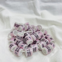 DH 100 Pièces 8MM Multicolore Pigeon Pied Anneau Volaille Perroquet Pigeon Anneau Avec Nom, Logo.* bg