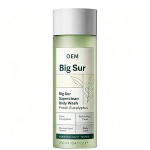 OEM Big Sur Superclean Gel de Baño de Eucalipto 250ml, Probado por Dermatólogos, Refrescante, Líquido Limpiador Diario para Ducha - Product Image 1