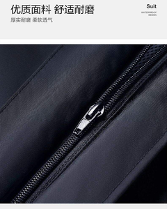 Bộ đồ mưa xe máy chống thấm nước phản quang hai lớp dành cho nam giới người lớn, gồm áo khoác và quần, có thể tái sử dụng. - Product Image 2