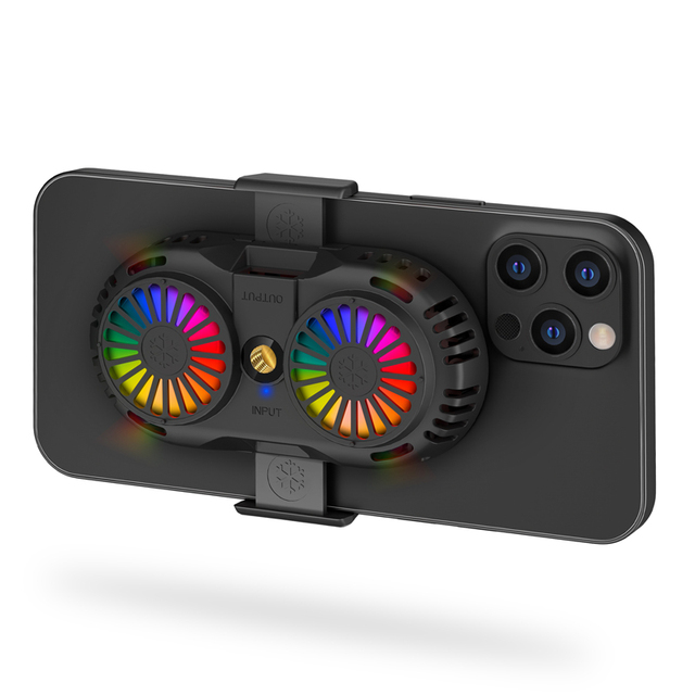 Semiconductor Mobile Phone Cellphone Smartphone Radiator Cooler Fan Holder for Gaming and Live Streaming
