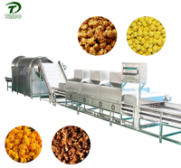 Industrie Automatische Snack Food Maschine Pilz Karamell Popcorn Produktions linie
