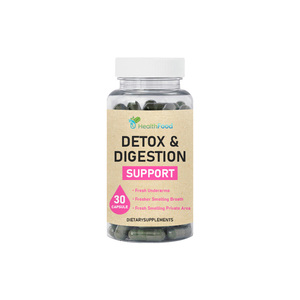 High Quality Detox & Digestion Support Capsules with Parsley Leaf Support Digestive Comfort Dietary <b>Supplement</b> - Product Image 1