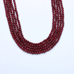 WENCHI Cuentas de Piedras Preciosas Rojas Marrones con Corte Brillante para Joyería, 8mm, Diámetro del Agujero de 1mm, Material Mineral, Accesorios Decorativos, Modelo - Product Image 6