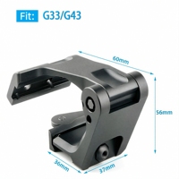Meixin Boyue Usine Vente G33 One Piece Chasse Scope Mount Réglable Tactique Accessoires