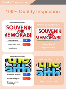 Tùy chỉnh sắt trên thêu vá dệt tùy chỉnh thêu các bản vá lỗi vải - Product Image 6