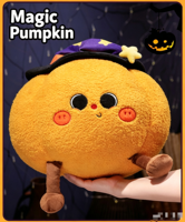 Coussin Citrouille d'Halloween, Poupée Fantôme, Poupées de Fête de Noël, Poupées Décoratives pour Enfants