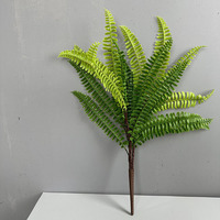 Faux gazon pour vitrine, arrangement haut de gamme pour cimetière, décoration paysagère, bouquet de plantes artificielles de fougère