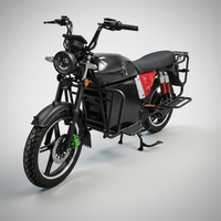 High-Speed Long-Range 4500W 72V Electric Motorcycle with 250kg Load Capacity 80-100km/h for Off-Road Use