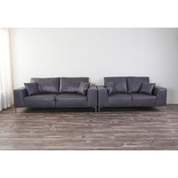Canapé de luxe moderne, meuble classique, canapé en cuir, ensemble de canapé modulable pour salon à vendre