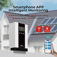 Contrôleur de charge solaire intelligent MPPT 60A 12/24/48V pour système solaire, prise en charge de la personnalisation OEM ODM et vente directe d'usine.