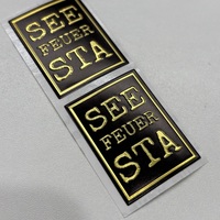 Étiquettes personnalisées en cire dorée style sceau - Autocollants 3D pour parfums, bougies et emballages de parfums d'intérieur