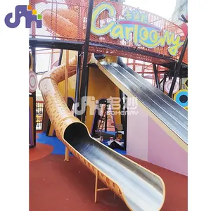 Domerry Custom 304 in acciaio inox velocità Full Tube Slide per interni all'aperto gioco trampolino Park aeroporto centro commerciale pubblico parco