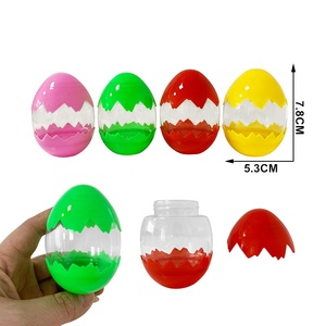 Fabbrica di vendita vuoto capsula di plastica 5.3*7.8 CENTIMETRI di vuoto <span class=keywords><strong>Uovo</strong></span> di Dinosauro - Product Image 1