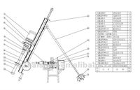 Nouveau Mini DTH Mining Rock Blasting Drilling Rig Perceuse de forage électrique pour les carrières et les industries énergétiques et minières
