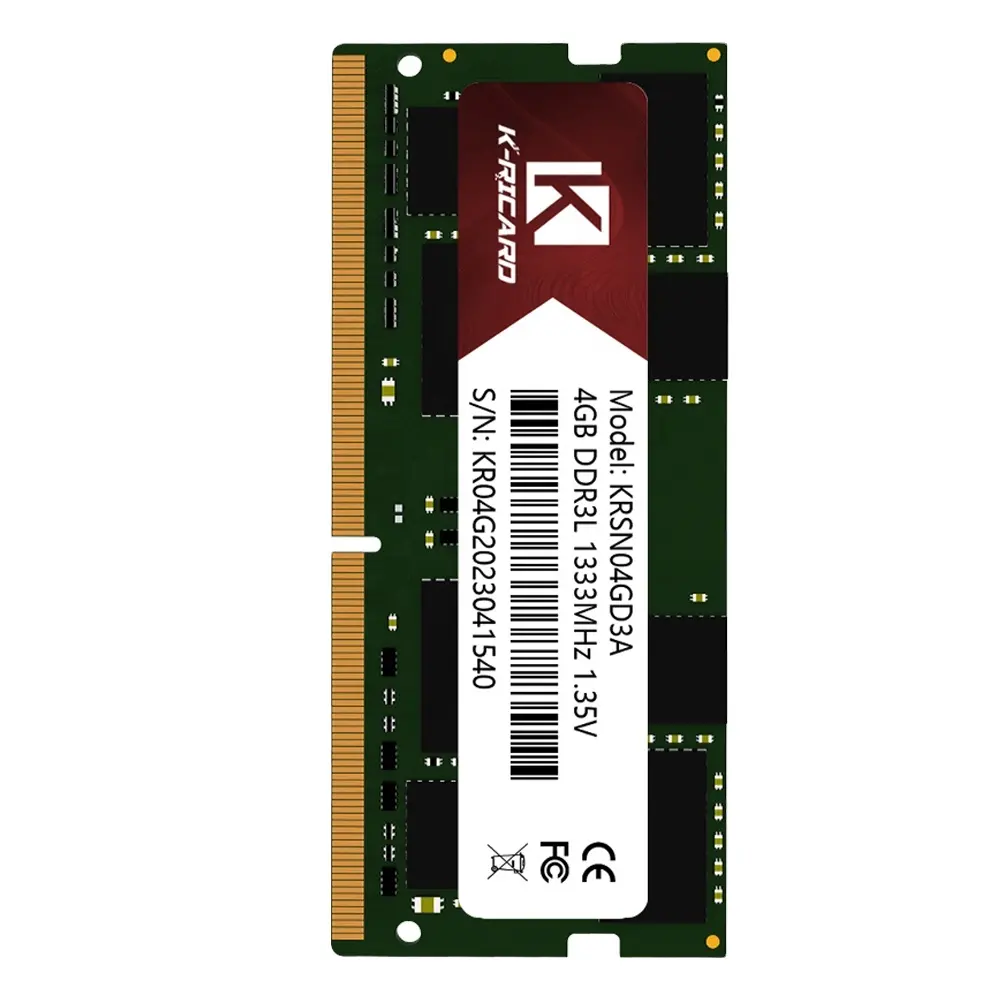 メモリモジュール1333mhz 4gb ddr3 pc3l ram sodimm