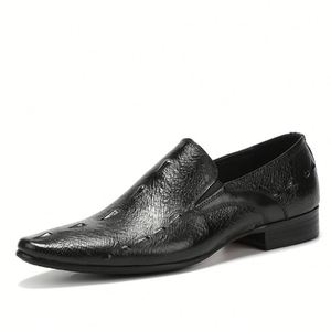 Zapatos Oxford de Vestir Casuales para Hombre, Personalizados, de Cuero Genuino, con Cordones, que Aumentan la Altura, para Bodas y Fiestas - Product Image 2