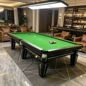 Mesa de billar S.Q.F moderna de 8 pies/9 pies con marco de madera maciza y fieltro verde, superficie de MDF, para sala de estar/<span class=keywords><strong>bar</strong></span> en casa, personalizable - Product Image 1
