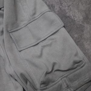 Pantalones Cortos Cargo de Felpa Francesa para Hombre, Cintura Media, Cordón Ajustable, Transpirables, de Algodón, Casuales, Tipo Bermuda, con Bolsillo Frontal con Logotipo - Product Image 5