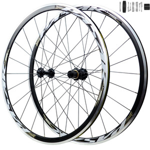 Jeu de roues de vélo de route <span class=keywords><strong>700c</strong></span>, frein V, roulement étanche QR, HG 11/12 vitesses, jantes en alliage d'aluminium, cliquet planétaire, clincher 12 vitesses - Product Image 3
