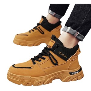 Nuovi Stivali da <span class=keywords><strong>Uomo</strong></span> 2026, Scarpe da Lavoro Versatili alla Moda, Antiscivolo, Resistenti all'Usura, con Suola Spessa, Scarpe Sportive da Passeggio - Product Image 5