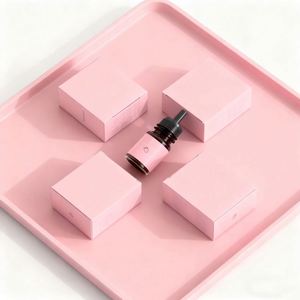 Boîte cosmétique en carton blanc personnalisée avec dorure à chaud, directement du fabricant, pour produits de soin et de lèvres - Product Image 3