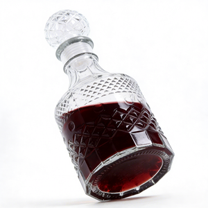 Custom 50ml 100ml 250ml Extra White Flint Engraving <strong>Small</strong> Spirit Whisky Wine <strong>Bottle</strong> Decanter - Product Image 3