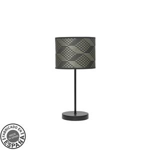Lampada da Tavolo E27 Nera e Grigia 42x17x17 cm, Design Moderno, Ideale per Creare Atmosfera e Fornire Illuminazione. - Product Image 1