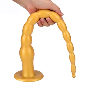 Огромная силиконовая Анальная пробка Aimitoy, расширитель, очень длинные анальные бусины для взрослых, анальная игра, секс-игрушка