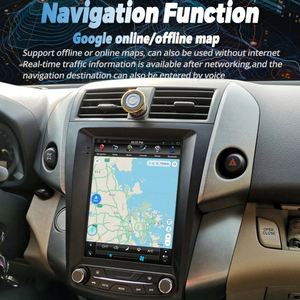 Para Toyota RAV4 2009-2011, unidad principal Tesla de 10.4 pulgadas con aire acondicionado automático, radio de coche 2 Din, pantalla de vídeo, Android 9, GPS, navegación, reproductor multimedia - Product Image 5