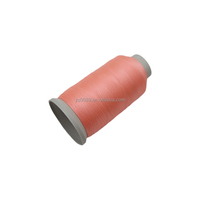 Fil à broder rose 100% polyester luminescent qui brille dans le noir 150D/2, écologique et résistant à l'abrasion