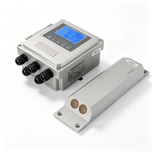 Portable Doppler Ultrasonic Flow Velocity Meter Fluid/Liquid Stainless Steel RS485 Digital LCD 1% Accuracy 0.01~10m/s 1 Year