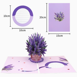 Carte de vœux 3D pop-up en forme de bouquet de tulipes, estampage or rose, cadeau d'anniversaire pour mère, professeur, fête de Thanksgiving - Product Image 4