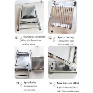 Máquina cortadora de rollos de Sushi Manual, herramienta de corte de rollos de Sushi de arroz japonés, máquina cortadora de rollos de Sushi - Product Image 5