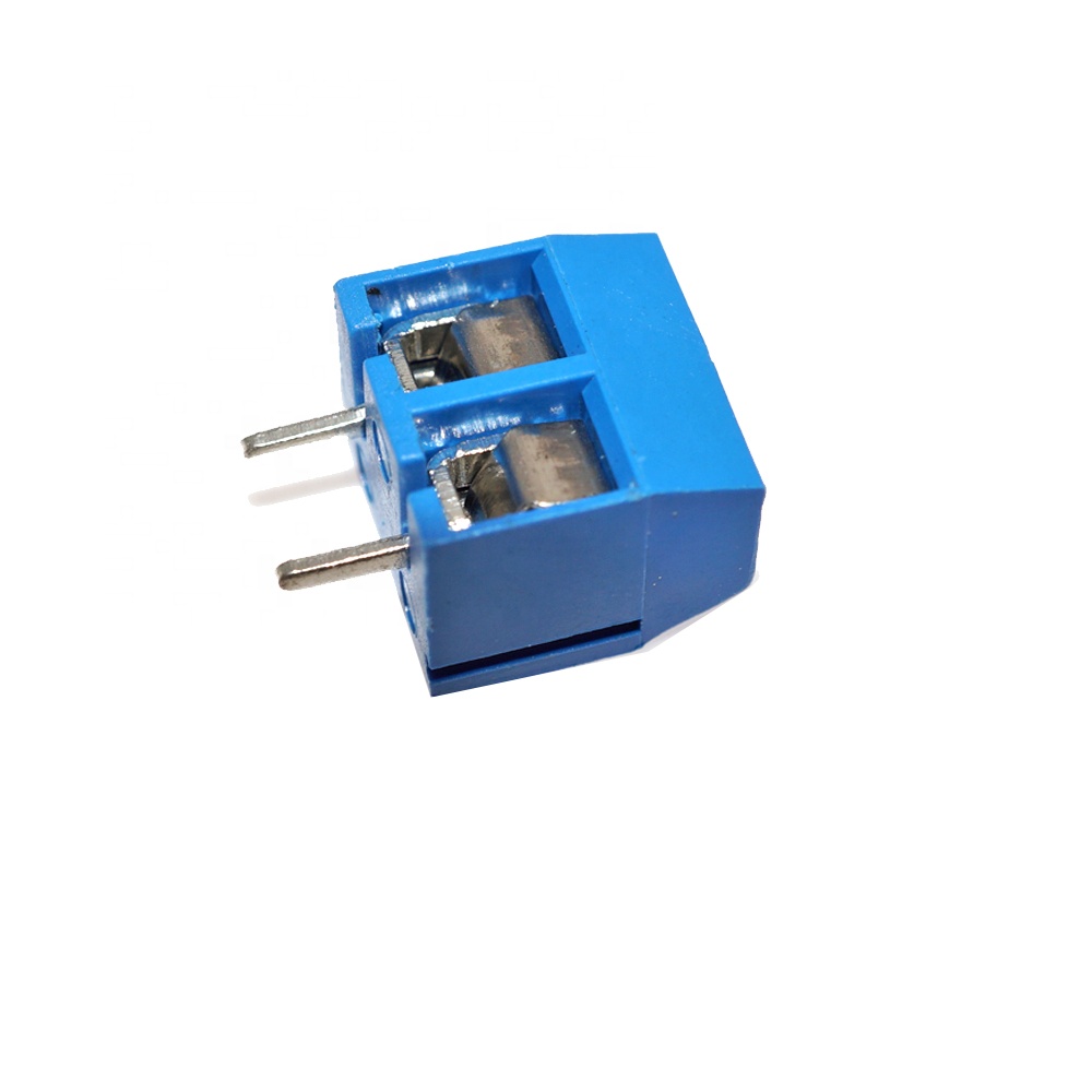 Okystar OEM/ODM 5.08-301-2P 2-контактный винтовой синий разъем клеммной колодки PCB шаг 5 мм