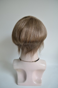 <span class=keywords><strong>Color</strong></span> marrón gris cabello humano Protesis Capilares Hombres PU Base Toupee <span class=keywords><strong>para</strong></span> hombres - Product Image 4