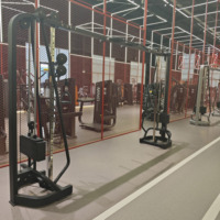 Machine de musculation à câbles croisés ZY, robuste, avec sélecteur de poids, pour les solutions de projets de salles de sport professionnelles