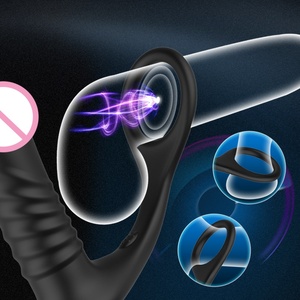 Vibratore Anale Massaggiatore Prostatico Masturbatore Maschile <span class=keywords><strong>Stimolatore</strong></span> Punto G Plug Anale 10 Modalità Vibratore Anale Giocattolo Sessuale per Uomini Coppie Adulti - Product Image 4