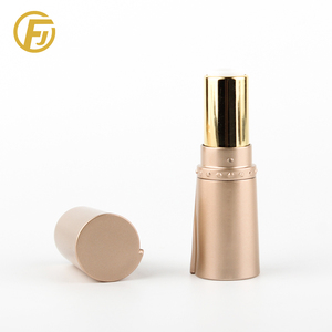 หลอดลิปสติกสีทองรูปทรงนาฬิกาทราย แบบกดติด ใช้ได้กับอายแชโดว์เนื้อแข็ง บลัชออน และแท่งเพิ่มความกระจ่างใส รองรับการติดฉลากส่วนตัว - Product Image 3