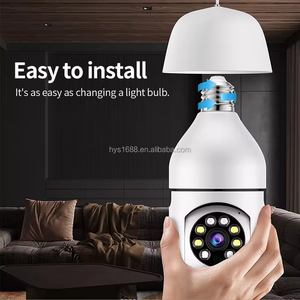 Không dây đèn đầu giám sát máy ảnh với 360 độ toàn cảnh thông minh độ nét cao bóng đèn đầu giám sát CCTV <span class=keywords><strong>Camera</strong></span> - Product Image 2