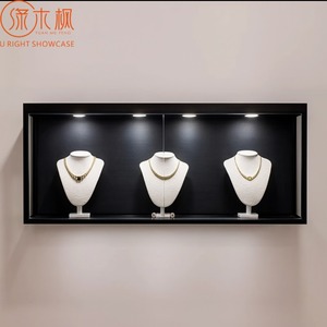 Armoires murales à bijoux de luxe Vitrines personnalisées pour bijouteries Vitrines en verre haute définition - Product Image 5