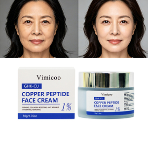 Crema Viso Diretta dalla Fabbrica con 1% Peptidi di Rame e Acido Ialuronico, Anti-Età, Idratante, GHK-Cu, Effetto Lifting, per Tutti i Tipi di Pelle - Product Image 1
