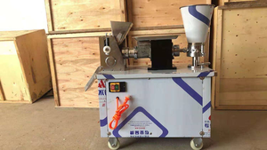 Máquina para Hacer Empanadas de Acero Inoxidable de Grado Alimenticio de Alta Capacidad con Motor, 70 Piezas/Min, Máquina Automática para Envolver Dumplings y Gyoza - Product Image 5