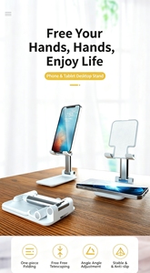 Custom Logo Cheap Foldable Retractable Desktop Lazy <b>Tablet</b> Phone <b>Holder</b> Plastic Cell Phone Mobile Phone Stand for Promotion - Product Image 5