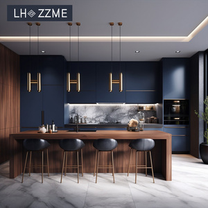 Isole da Cucina Contemporanee Durevoli con Cassetti, Set di Mobili da Cucina in MDF a Linee Dritte Pronto per il Montaggio, Design in 72 Ore - Product Image 1