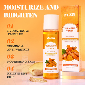 Tonique facial à l'acide glycolique, au curcuma et au riz, anti-acné, améliore les imperfections et l'acné, tonique pour la peau, rafraîchissant et hydratant - Product Image 2