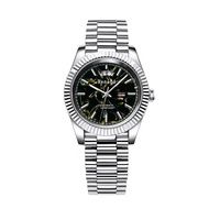 Montre automatique de luxe pour homme Miyota édition limitée, dernier modèle, acier inoxydable, résistante à l'eau 10 bars, saphir