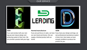 Poignée de porte fendue en aluminium gris et noir de luxe moderne avec trou pour cylindre de serrure pour accessoires de quincaillerie de porte en bois - Vente en gros - Product Image 5