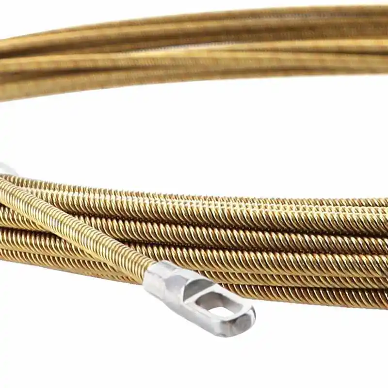 Connettore elettricista 5M-50M molla cavo di rete in acciaio filo scuro metallo piombo connettore cavo elettricista